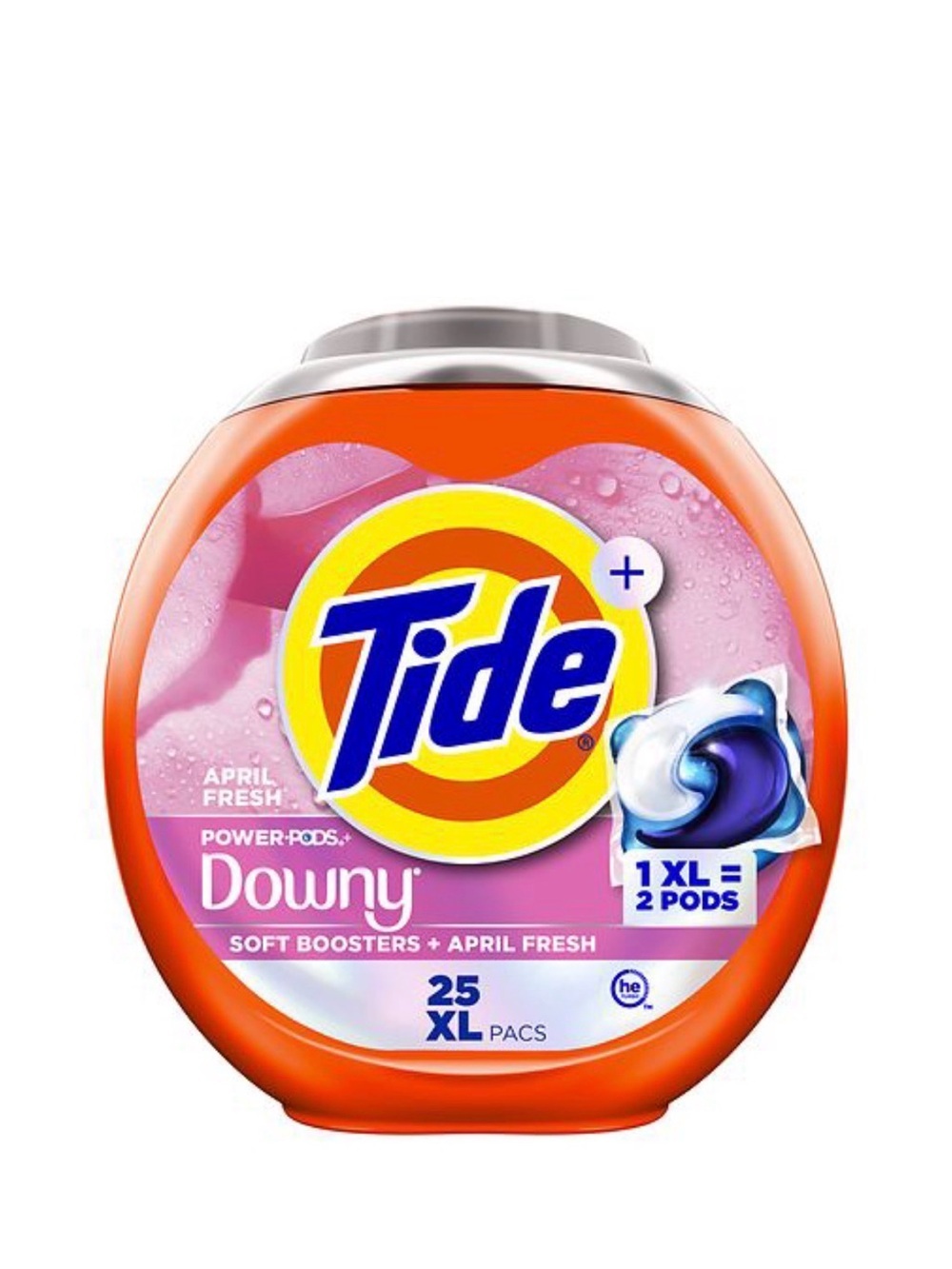 Tide + Downy April Fresh Power-Pods XL Laundry Pacs - Pink